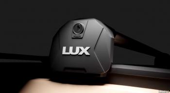 14 299 р. Багажник на интегрированные рейлинги LUX SCOUT   (черные поперечины)  с доставкой в г. Керчь. Увеличить фотографию 2
