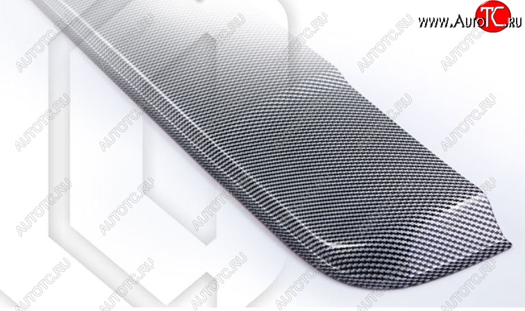 2 559 р. Универсальный дефлектор люка CA-Plastiс (1040 мм)   (Шелкография карбон-серебро)  с доставкой в г. Керчь