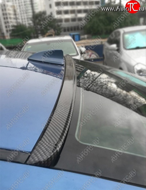 1 839 р. Универсальный козырёк на заднее стекло SAMURAI Renault Scenic 4 (2016-2025) (цвет: чёрный)  с доставкой в г. Керчь