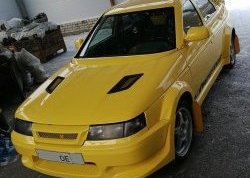 1 999 р. Накладки на капот DK Jeep Compass MP дорестайлинг (2016-2022) (Неокрашенные)  с доставкой в г. Керчь. Увеличить фотографию 2