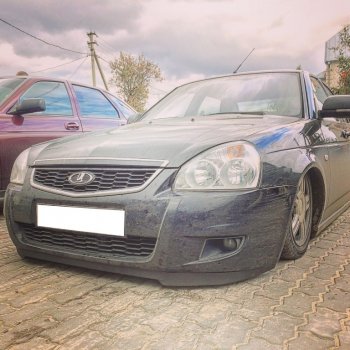 579 р. Универсальная губа (юбка) переднего бампера Cruze Style KIA Shuma (2001-2004)  с доставкой в г. Керчь. Увеличить фотографию 7