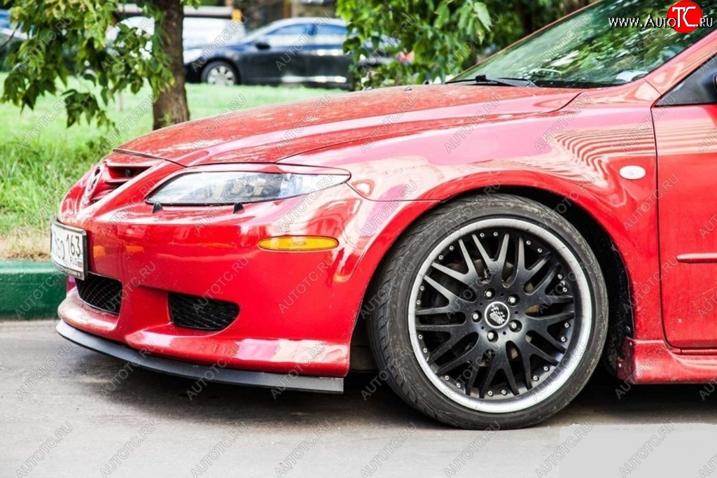 1 839 р. Универсальный гибкий сплиттер переднего бампера Sport CITROEN Xsara N0 хэтчбэк 3 дв. дорестайлинг (1997-2000) (Цвет: чёрный)  с доставкой в г. Керчь