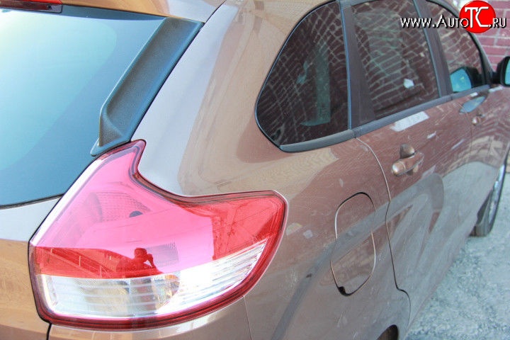 859 р. Универсальные боковые спойлера АртФорм Daihatsu Boon M600 (2010-2014) (Цвет чёрный)  с доставкой в г. Керчь