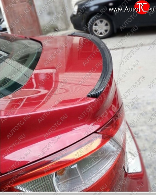 1 839 р. Универсальный гибкий спойлер SAMURAI Mercedes-Benz SL class R230 (2009-2013) (цвет: чёрный)  с доставкой в г. Керчь