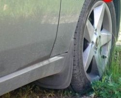 359 р. Универсальные передние брызговики (22х30 см) Frosсh KIA Optima 2 MG седан (2005-2010)  с доставкой в г. Керчь. Увеличить фотографию 3