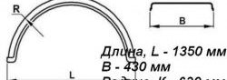 1 699 р. Крыло К-430 (круглое) Master-Plast Уаз Профи 23602 бортовой грузовик 2 дв. (2017-2025)  с доставкой в г. Керчь. Увеличить фотографию 2