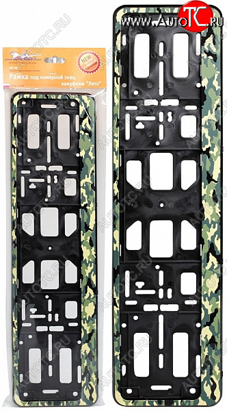 247 р. Рамка под гос.номер (книжка) AIRLINE Jeep Compass MP дорестайлинг (2016-2022) (камуфляж Лето)  с доставкой в г. Керчь