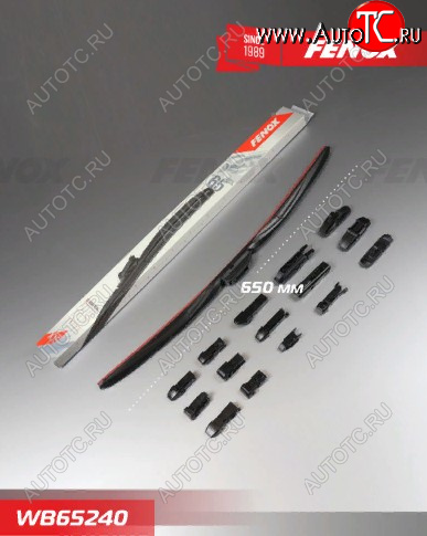 689 р. Щетка стеклоочистителя передняя (гибридная) FENOX Hybrid Vision    с доставкой в г. Керчь