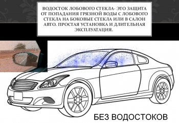 859 р. Водостоки лобового стекла (универсальный, под уплотнитель) Стрелка 11 Ford Kuga 1 (2008-2013) (Длина: 76 см)  с доставкой в г. Керчь. Увеличить фотографию 3