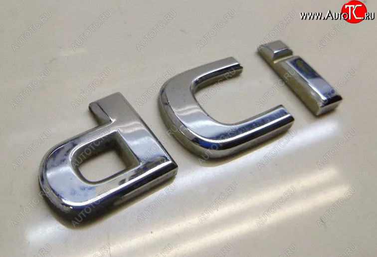 1 079 р. Эмблема крышки багажника dCi KIA Optima 2 MG седан (2005-2010) (Хром)  с доставкой в г. Керчь