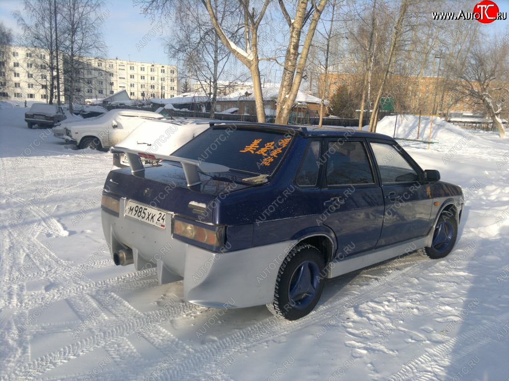 3 468 р. Высокий универсальный спойлер Кураж   (С местом под стоп сигнал, Неокрашенный, Без стоп сигнала)  с доставкой в г. Керчь