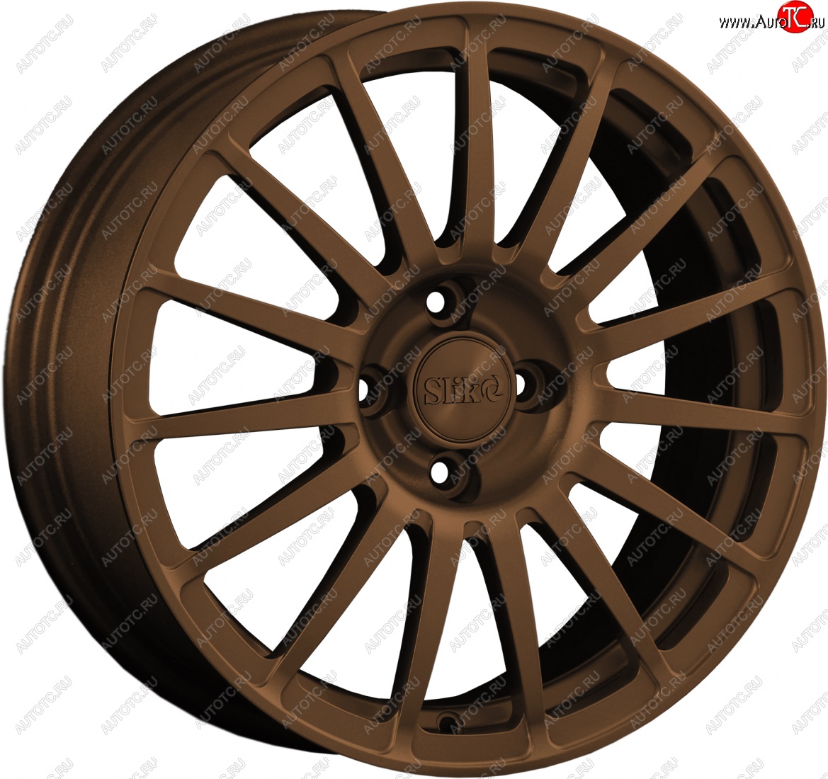 18 999 р. Кованый диск Slik classik R16x6.5 Коньячная бронза. Матовый (MBRZCGN) 6.5x16   (Цвет: MBRZCGN)  с доставкой в г. Керчь