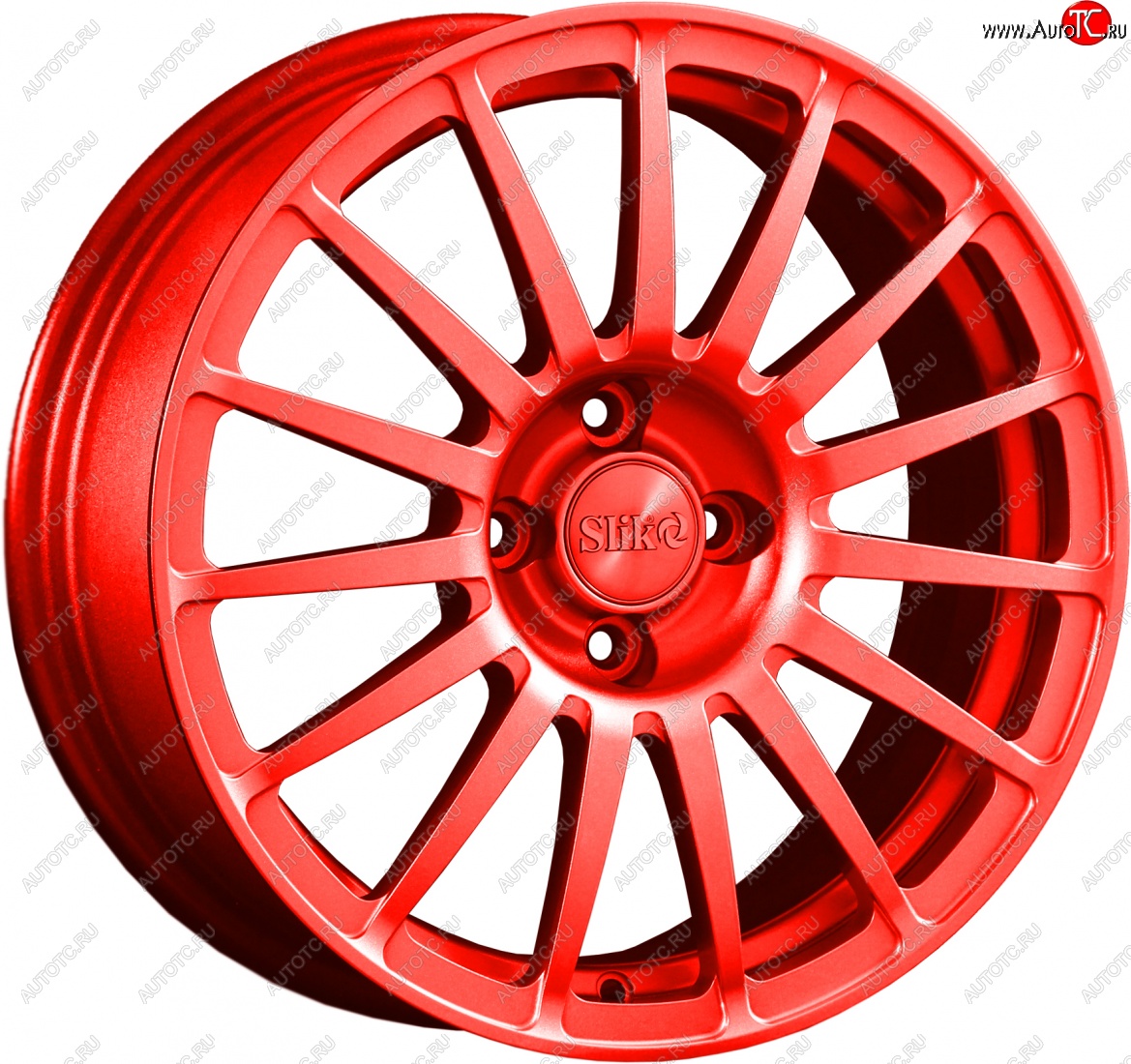 18 999 р. Кованый диск Slik classik R16x6.5 Candy алый 6.5x16   (Цвет: Candy алый 6.5x16)  с доставкой в г. Керчь