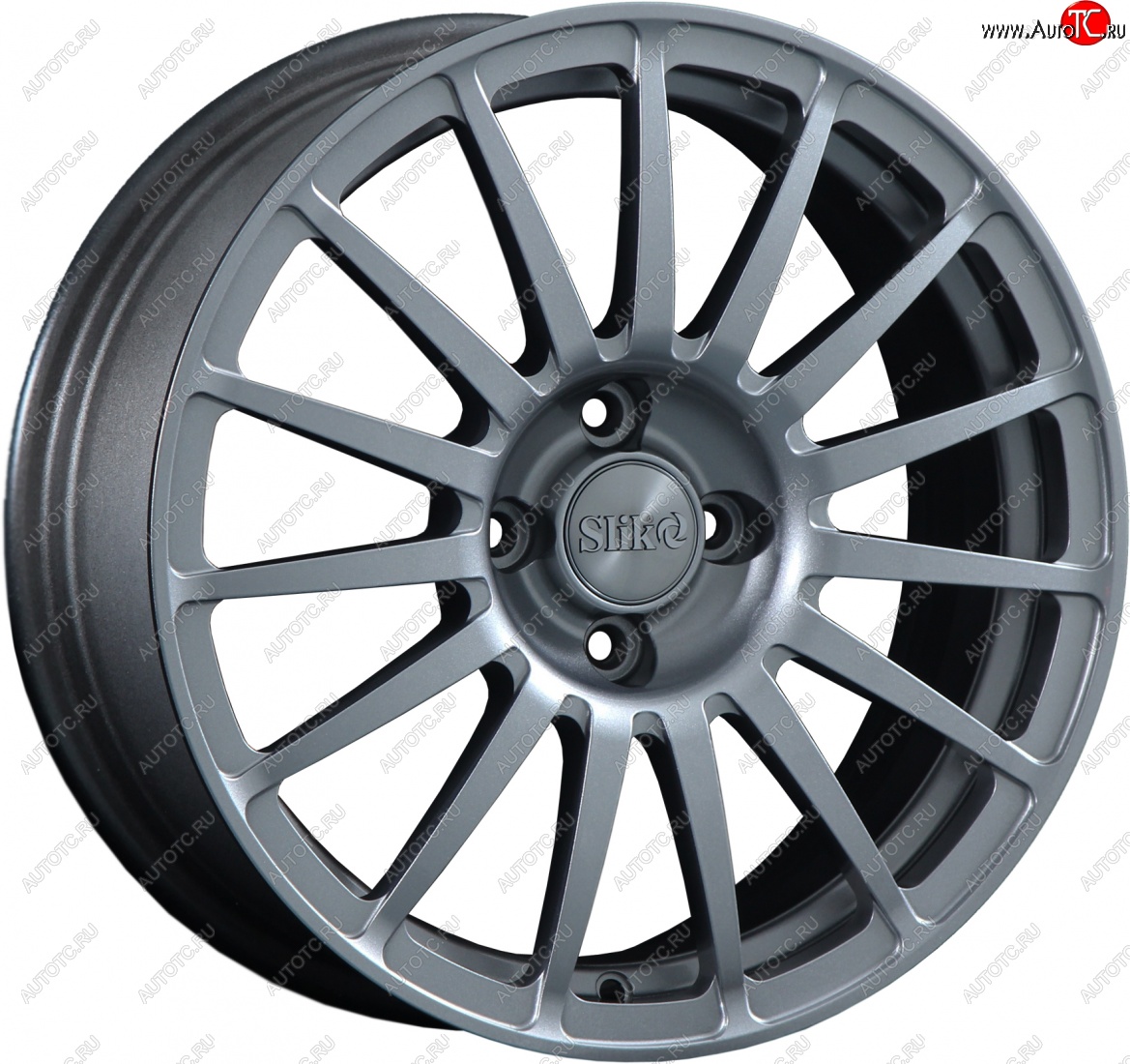 18 999 р. Кованый диск Slik classik R16x6.5 Серебристый тёмный (S25) 6.5x16   (Цвет: S25)  с доставкой в г. Керчь