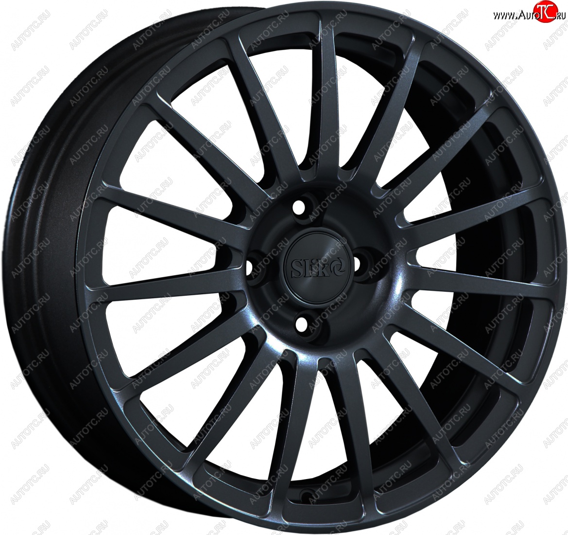 18 999 р. Кованый диск Slik classik R16x6.5 Черный матовый (MB) 6.5x16   (Цвет: MB)  с доставкой в г. Керчь