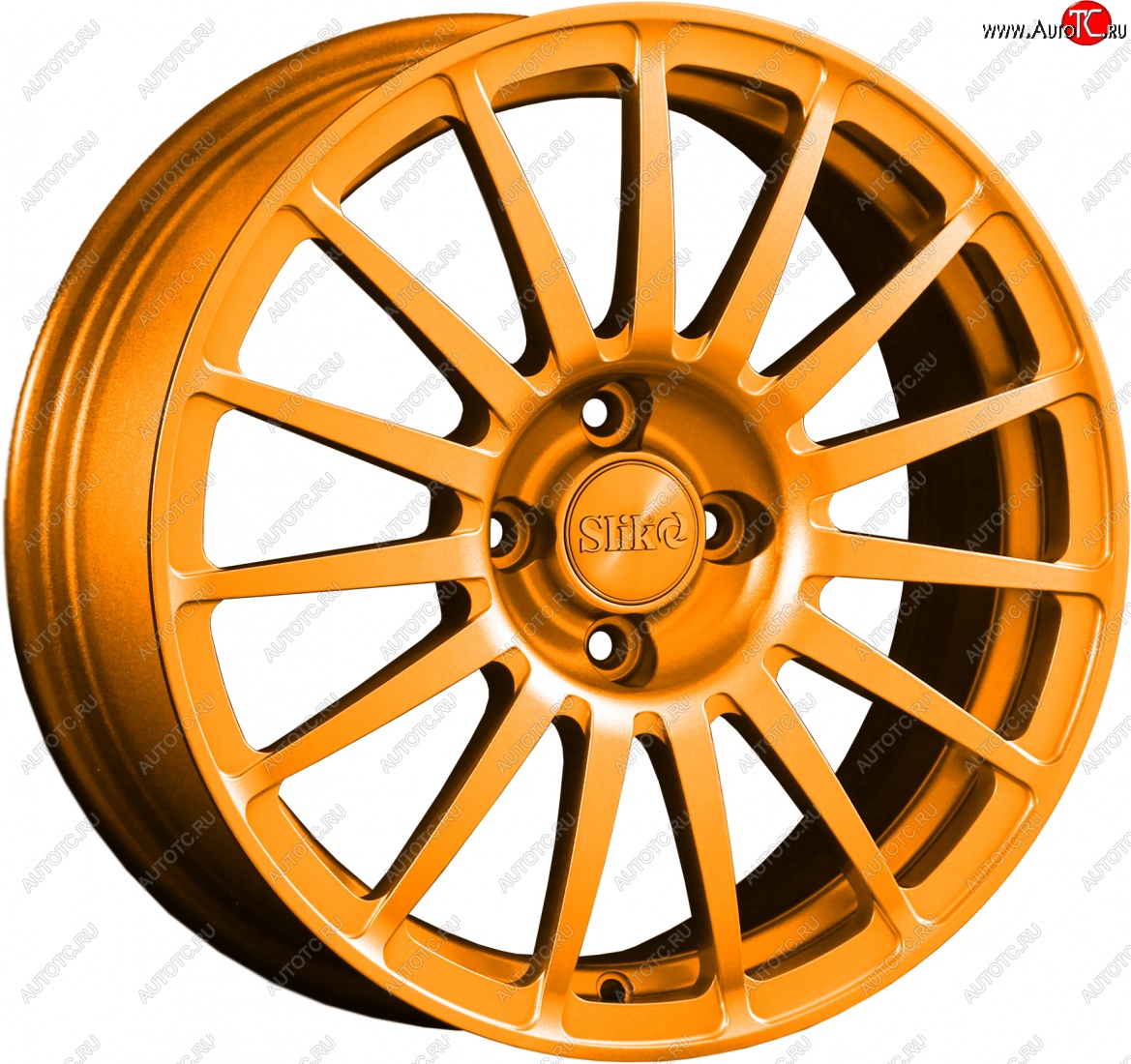 18 999 р. Кованый диск Slik classik R16x6.5 Ярко-оранжевый (ORANGE) 6.5x16   (Цвет: ORANGE)  с доставкой в г. Керчь