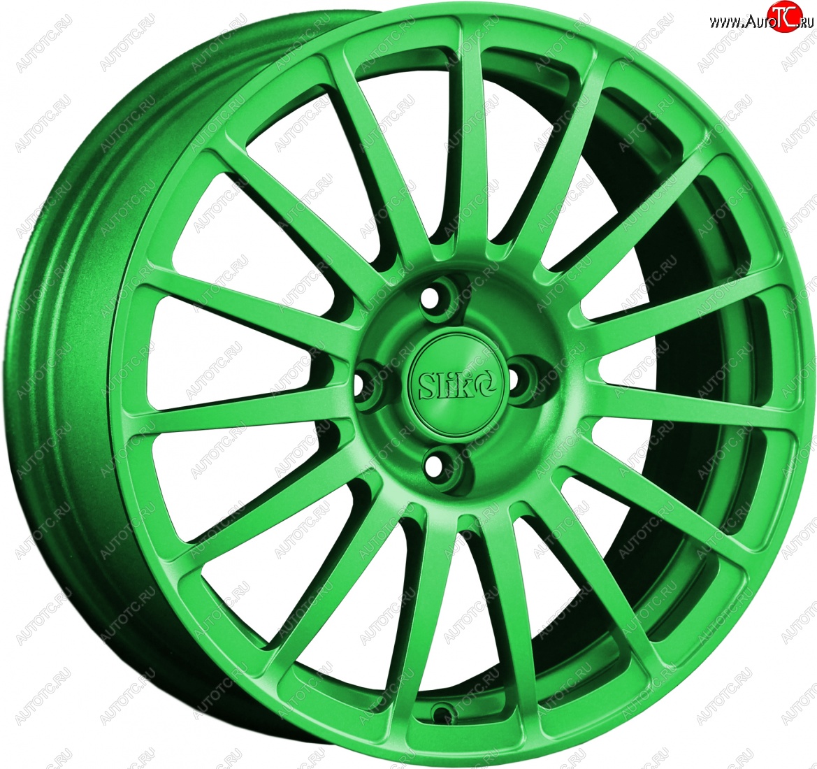 18 999 р. Кованый диск Slik classik R16x6.5 RAL 6038 ярко-зеленый (6038) 6.5x16   (Цвет: 6038)  с доставкой в г. Керчь