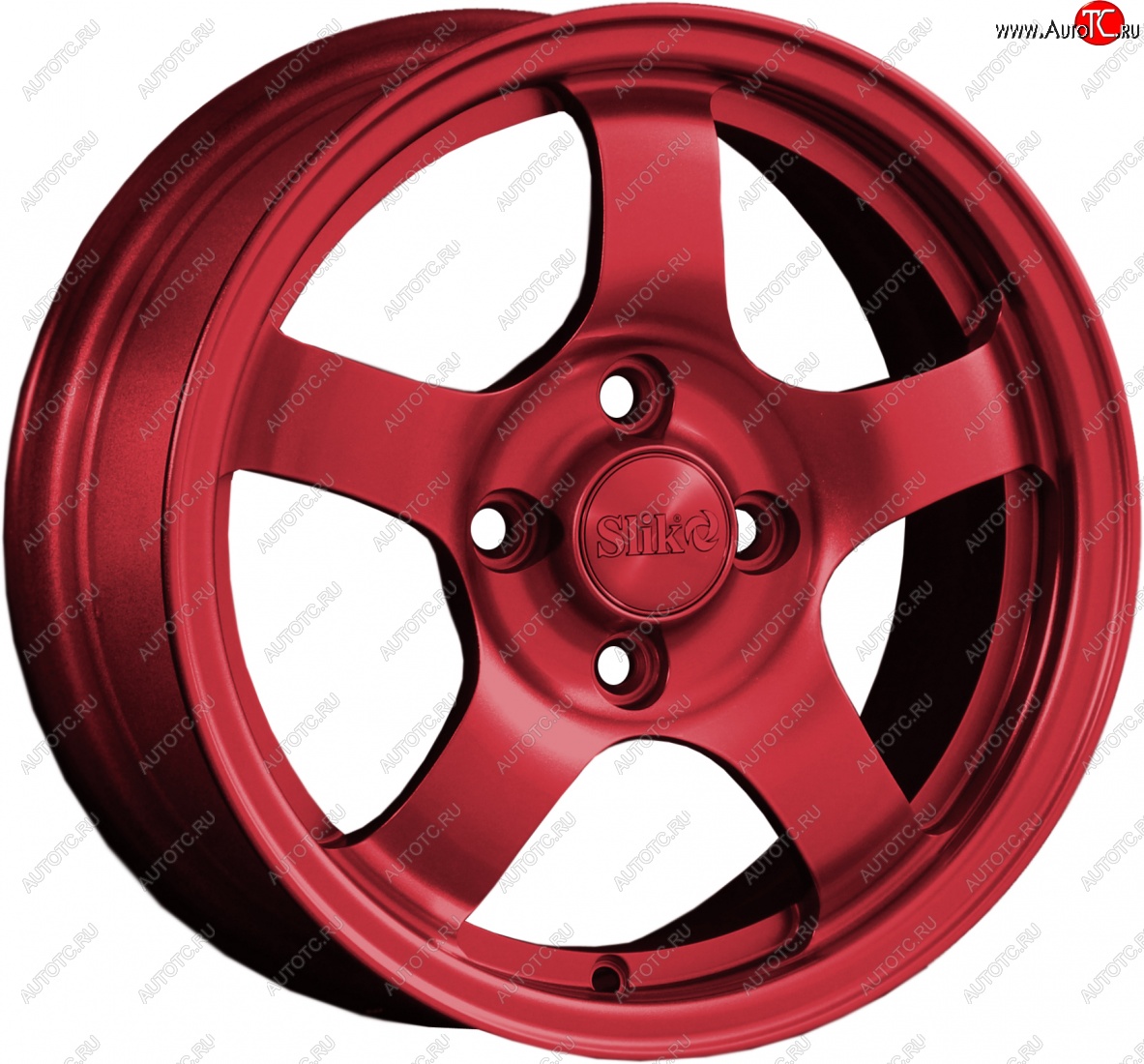 12 799 р. Кованый диск Slik Classik 6x14 (Красный RED)   (Цвет: Красный RED)  с доставкой в г. Керчь