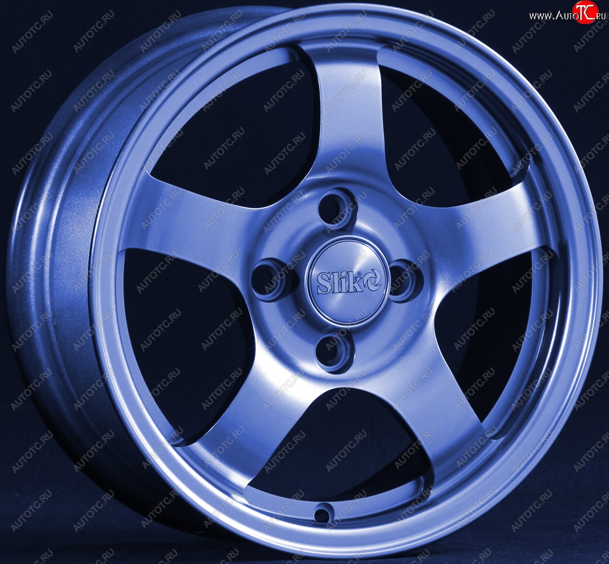 12 799 р. Кованый диск Slik Classik 6x14 (Синий BLUE)   (Цвет: Синий BLUE)  с доставкой в г. Керчь