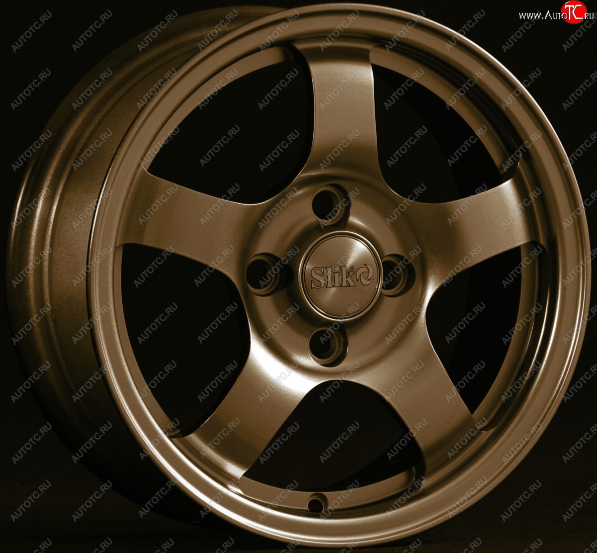 12 799 р. Кованый диск Slik Classik 6x14 (Коньяная бронза BRZCGN)   (Цвет: Коньяная бронза BRZCGN)  с доставкой в г. Керчь