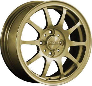 Кованый диск Slik Classik 6x14 (Металлик золотой) Skoda Fabia Mk3 универсал рестайлинг (2018-2022) 5x100.0xDIA57.1xET35.0