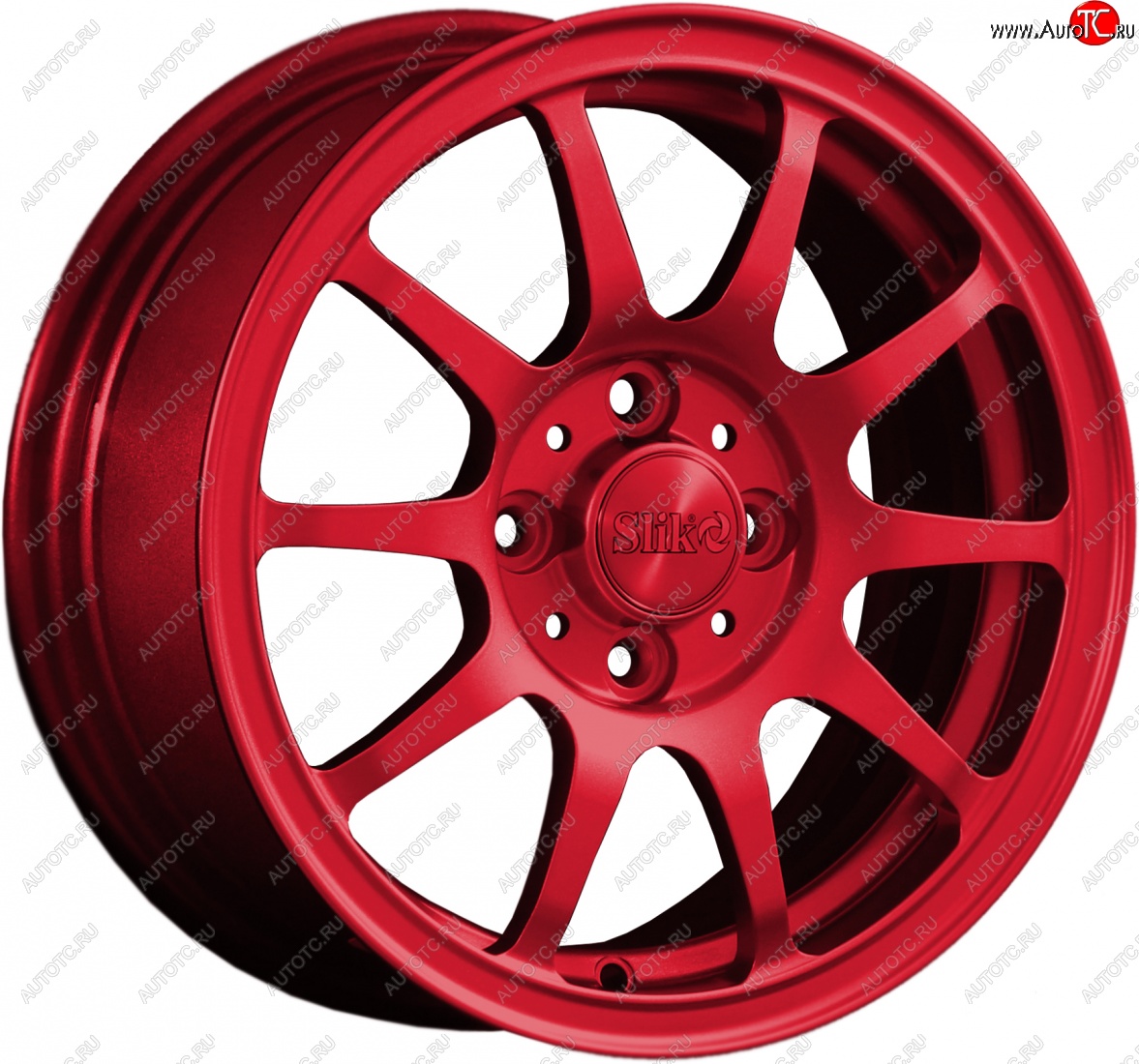 12 799 р. Кованый диск Slik Classik 6x14 (Красный)   (Цвет: Красный)  с доставкой в г. Керчь