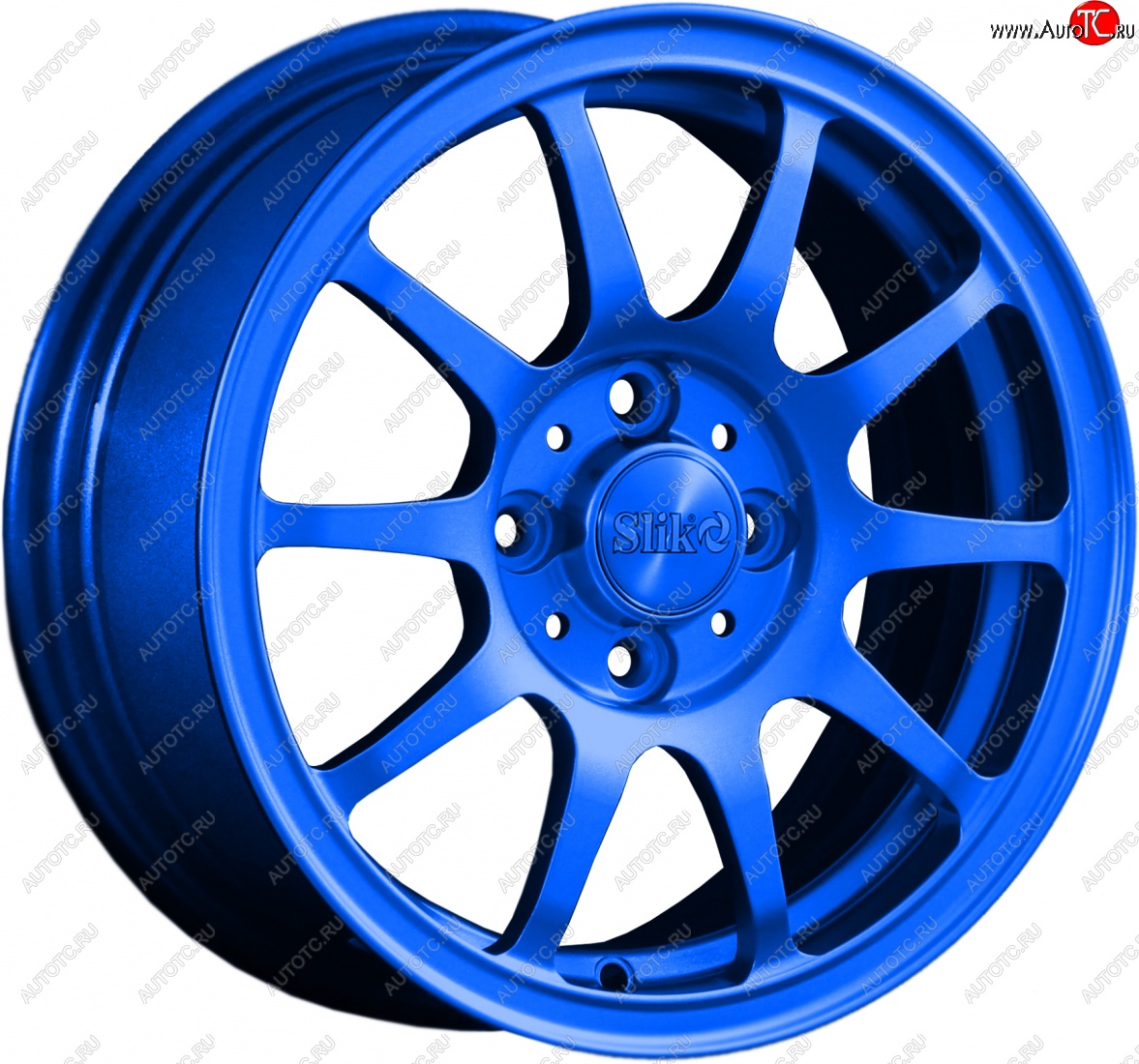 12 799 р. Кованый диск Slik Classik 6x14 (Синий)   (Цвет: Синий)  с доставкой в г. Керчь