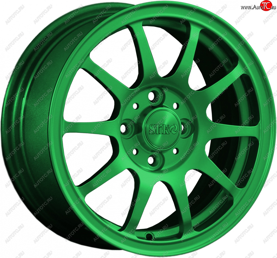 12 799 р. Кованый диск Slik Classik 6x14 (Зеленый)   (Цвет: Зеленый)  с доставкой в г. Керчь