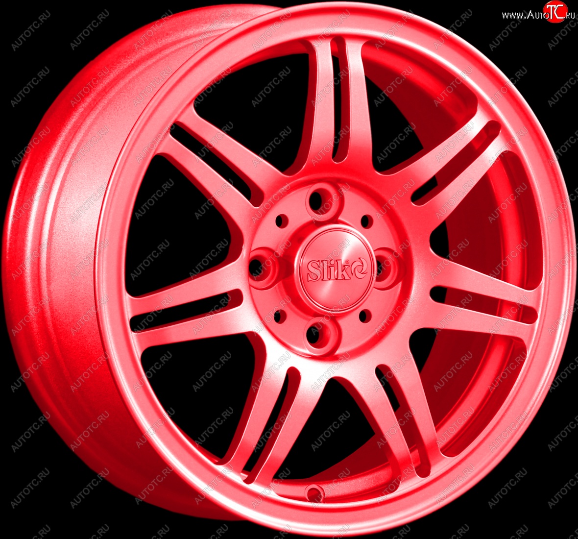 12 799 р. Кованый диск Slik Classik 6x14 (Candy алый)   (Цвет: Candy алый)  с доставкой в г. Керчь
