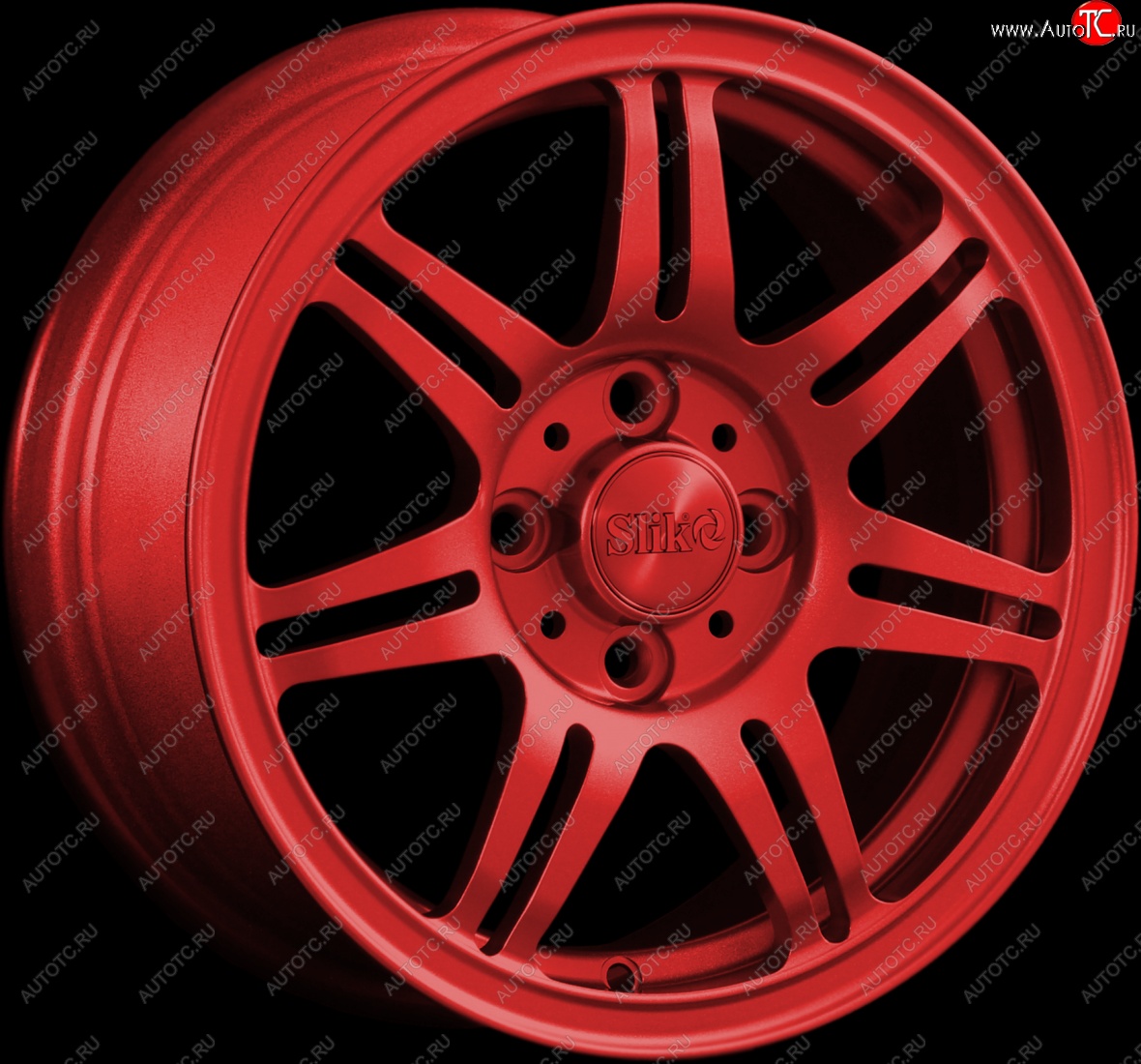 12 799 р. Кованый диск Slik Classik 6x14 (Candy красный)   (Цвет: Candy красный)  с доставкой в г. Керчь