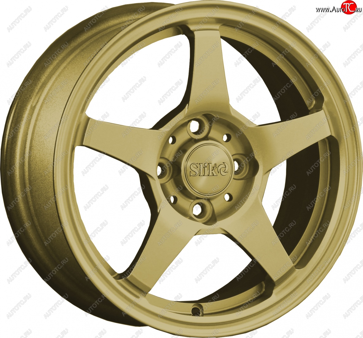 12 799 р. Кованый диск Slik Classik 6x14 (Металлик золотой)   (Цвет: Металлик золотой)  с доставкой в г. Керчь
