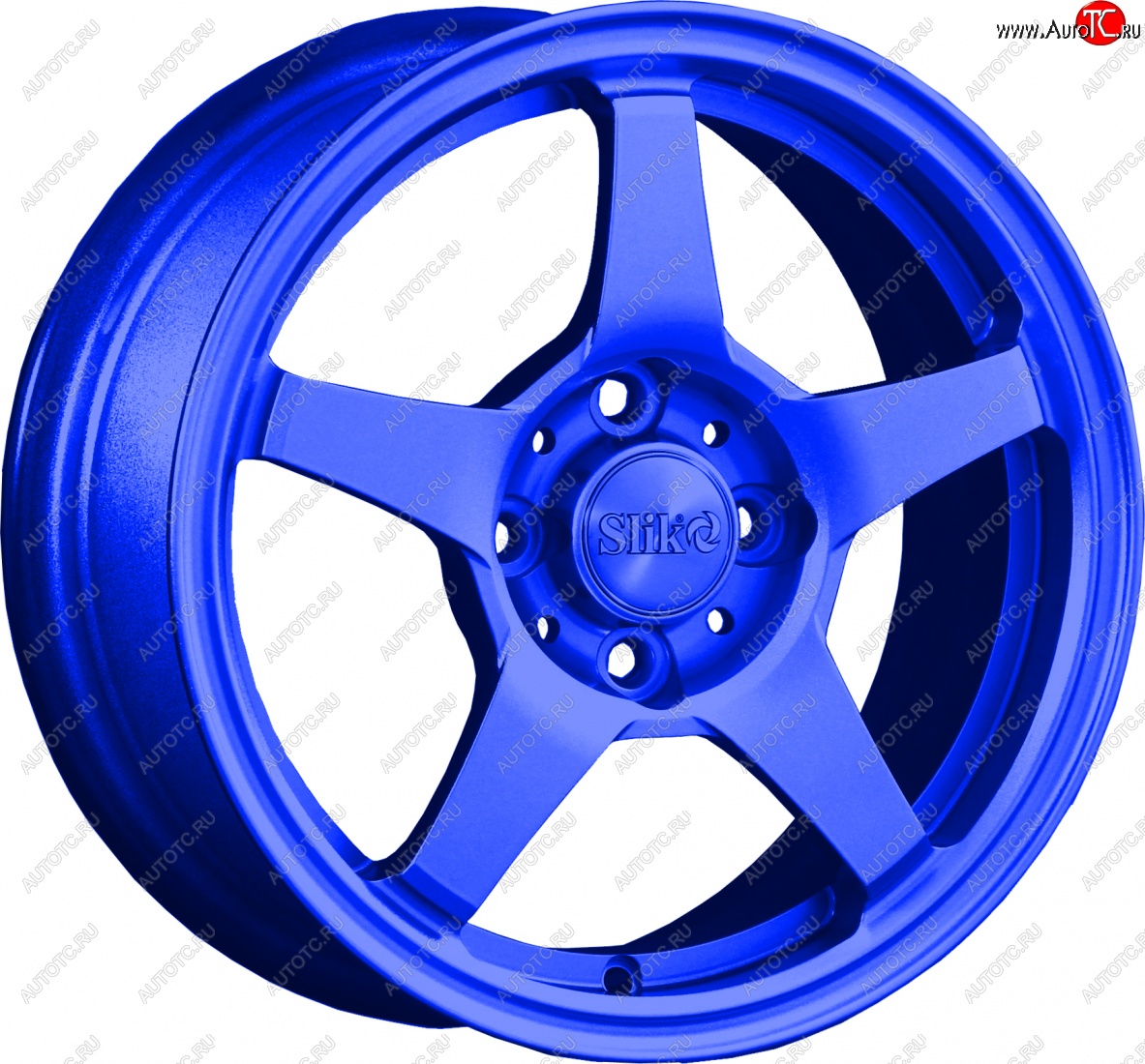 12 799 р. Кованый диск Slik Classik 6x14 (Синий)   (Цвет: Синий)  с доставкой в г. Керчь