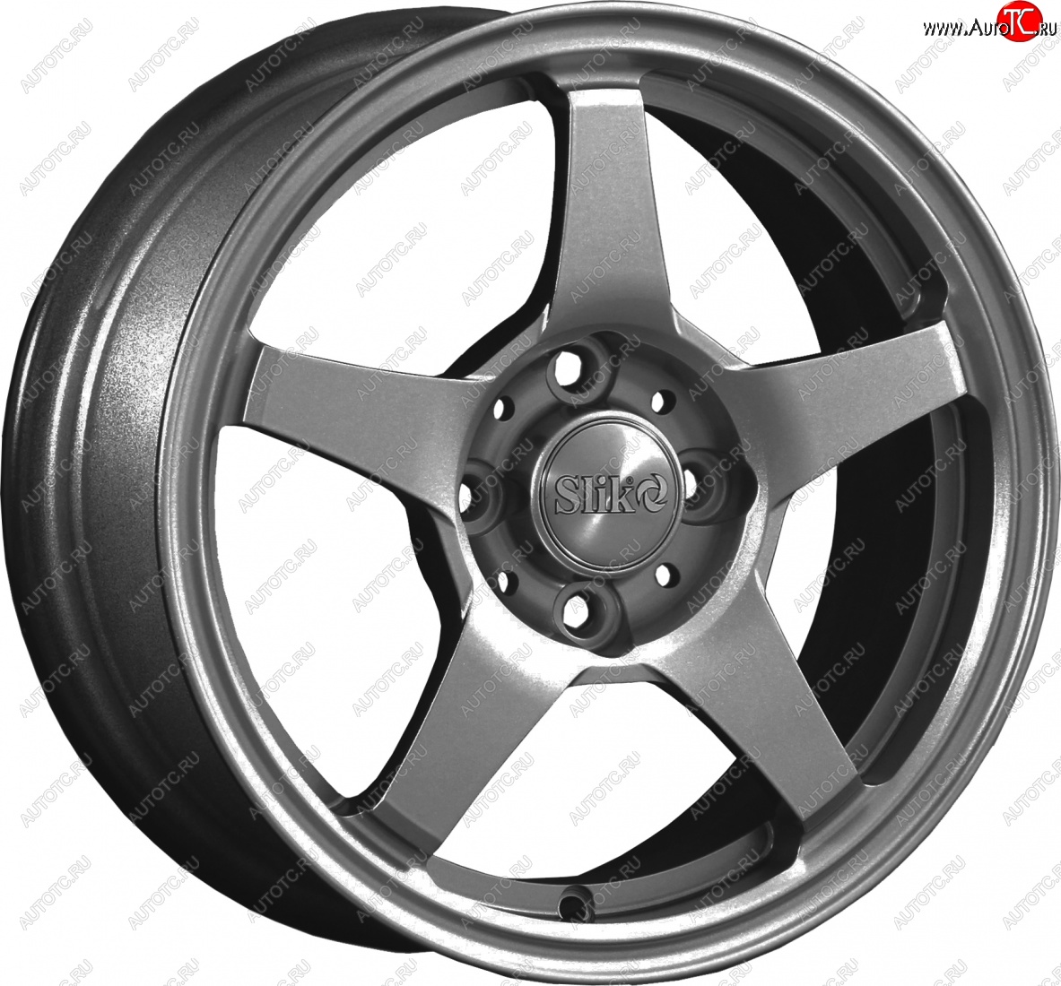 12 799 р. Кованый диск Slik Classik 6x14 (Металлик графит матовый)   (Цвет: Металлик графит матовый)  с доставкой в г. Керчь
