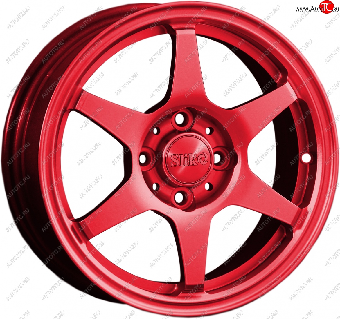 12 799 р. Кованый диск Slik Classik 6x14 (Candy красный)   (Цвет: Candy красный)  с доставкой в г. Керчь
