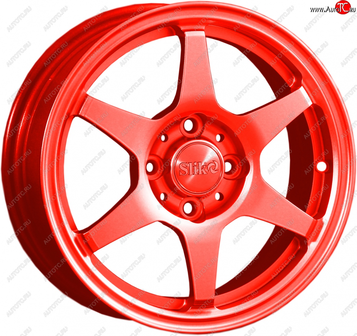 12 799 р. Кованый диск Slik Classik 6x14 (RAL 3026 ярко алый)   (Цвет: RAL 3026 ярко алый)  с доставкой в г. Керчь