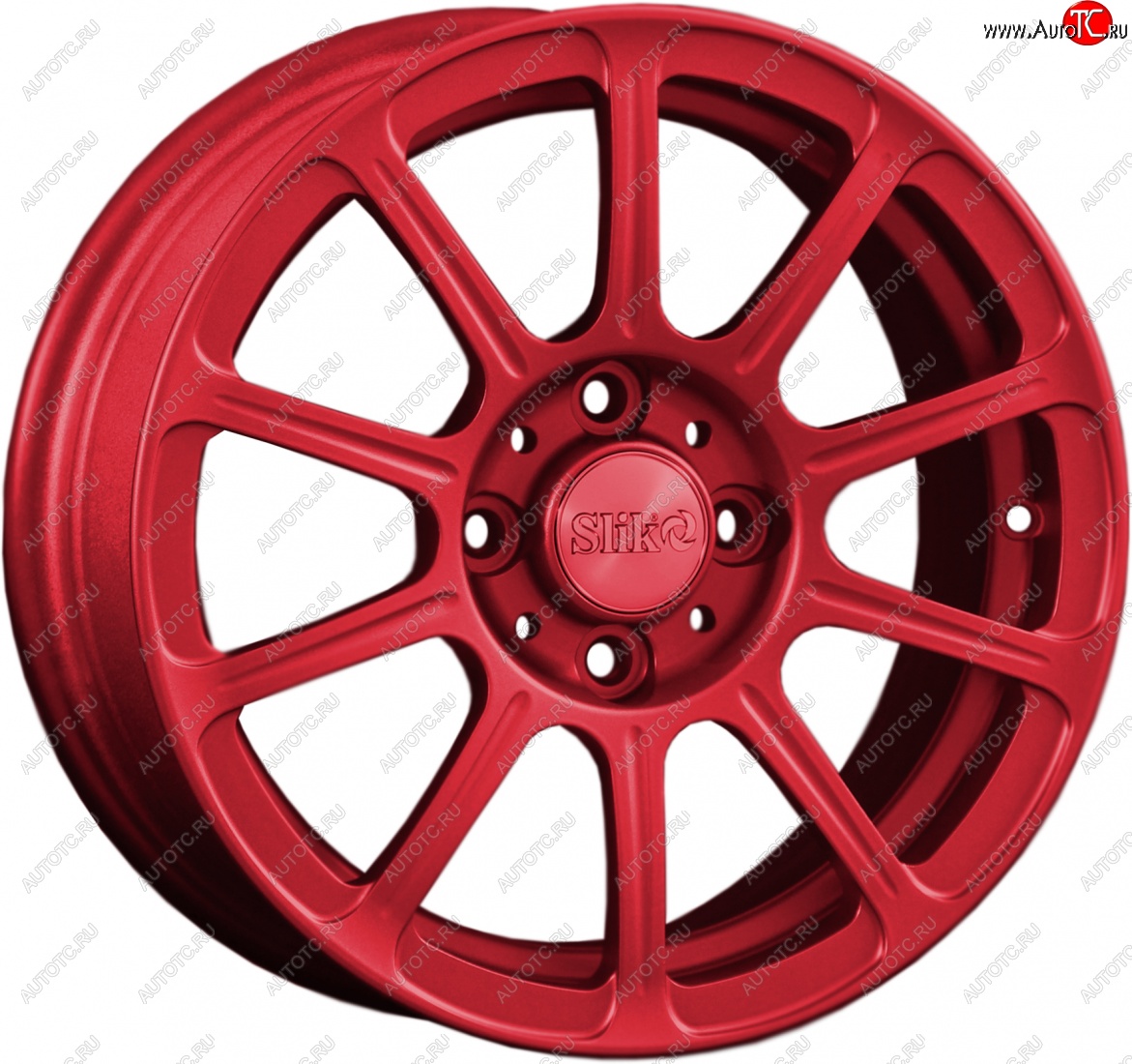 5 999 р. Кованый диск Slik Classik 6x14 (Candy красный)   (Цвет: Candy красный)  с доставкой в г. Керчь