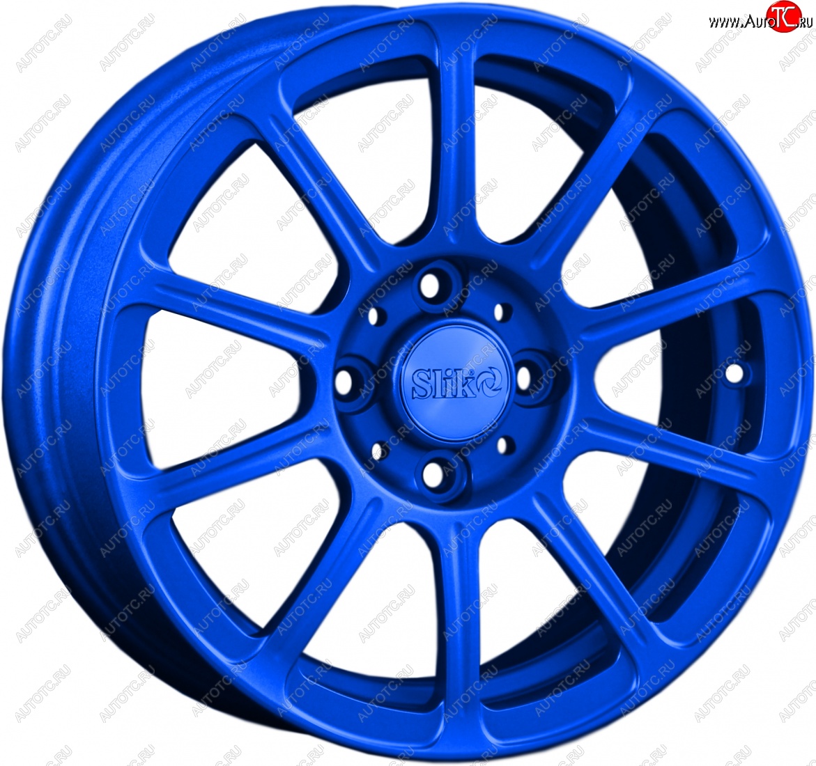 5 999 р. Кованый диск Slik Classik 6x14 (Синий)   (Цвет: Синий)  с доставкой в г. Керчь