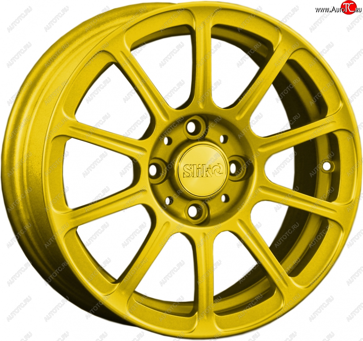 5 999 р. Кованый диск Slik Classik 6x14 (Ярко желтый RAL 1021)   (Цвет: Ярко желтый RAL 1021)  с доставкой в г. Керчь