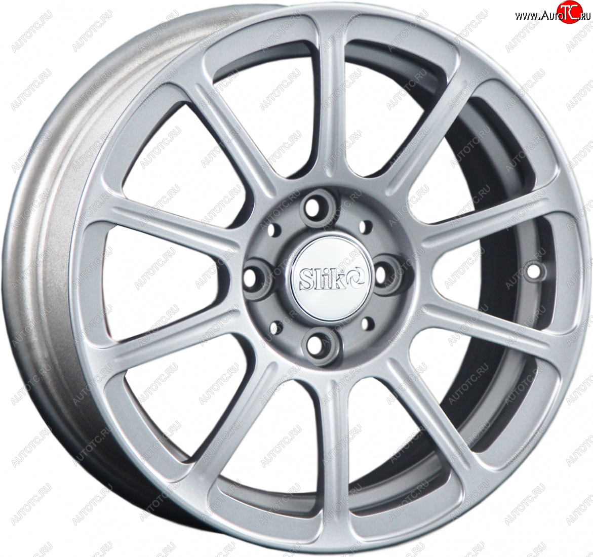 5 999 р. Кованый диск Slik Classik 6x14 (Металлик яркое-блестящее серебро)   (Цвет: Металлик яркое-блестящее серебро)  с доставкой в г. Керчь
