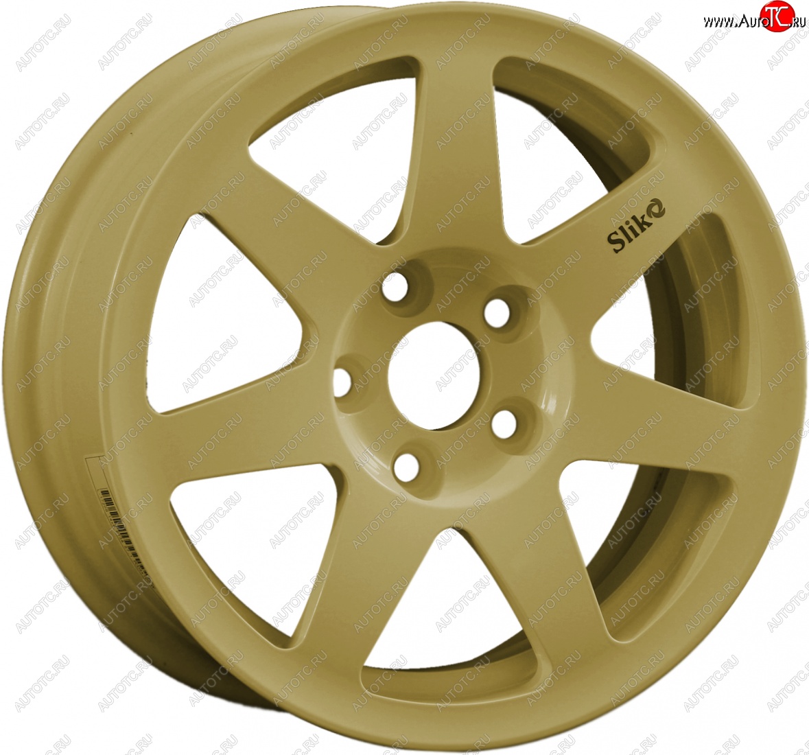 13 499 р. Кованый диск Slik Classik 6x14 (Металлик золотой)   (Цвет: Металлик золотой)  с доставкой в г. Керчь