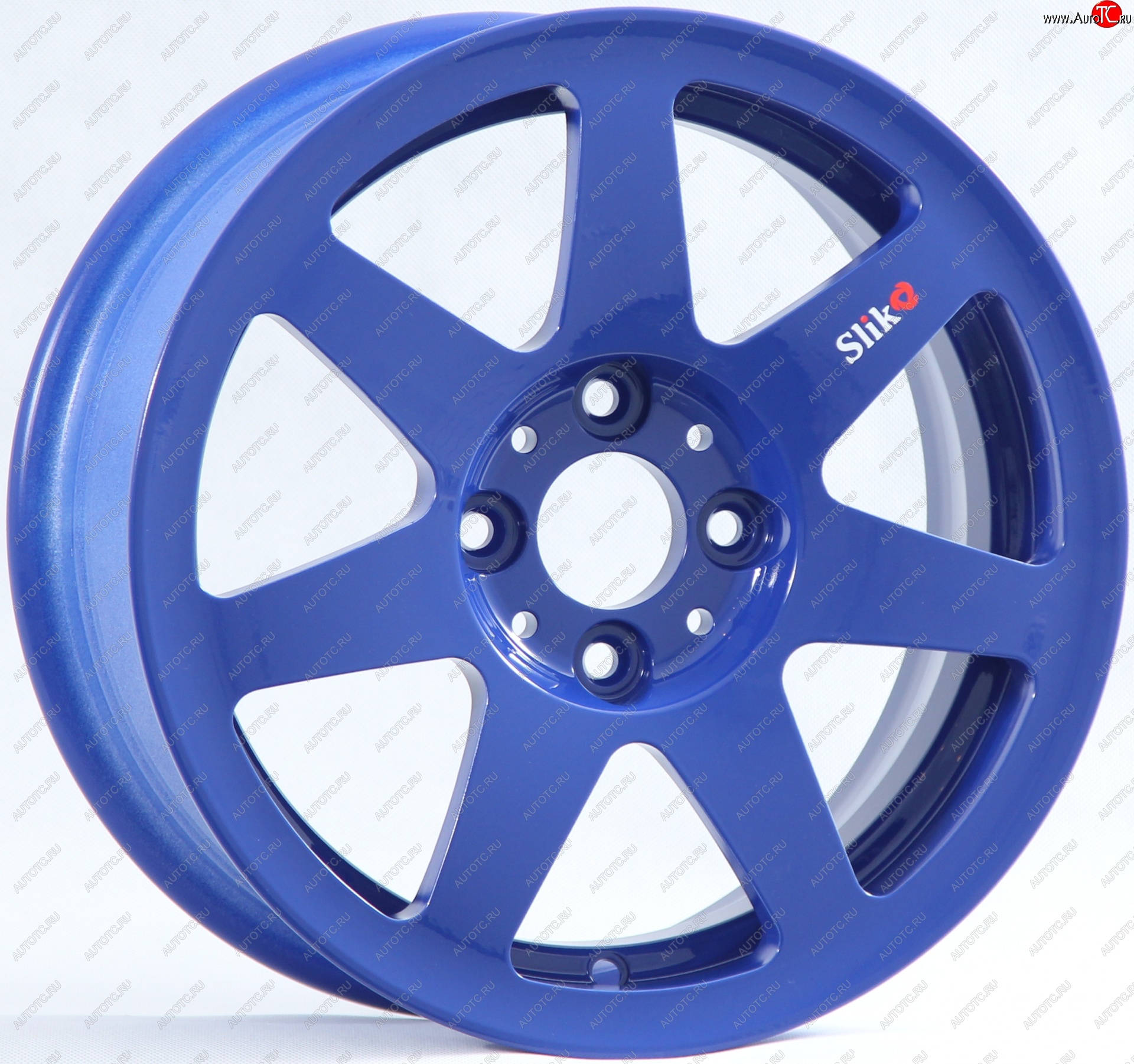 13 499 р. Кованый диск Slik Classik 6x14 (Синий)   (Цвет: Синий)  с доставкой в г. Керчь