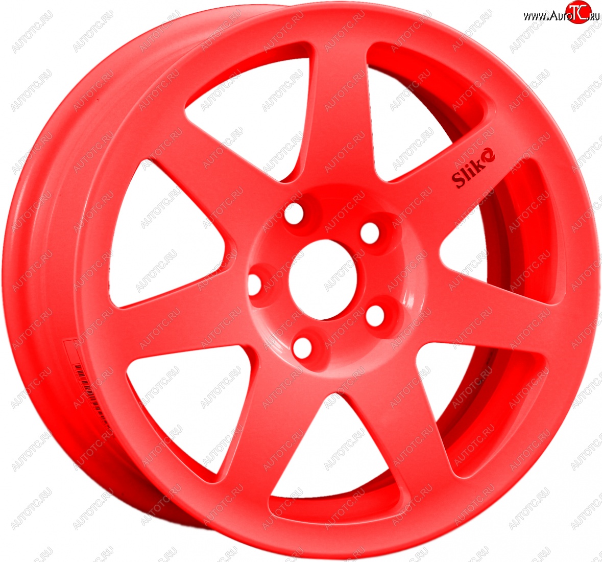 13 499 р. Кованый диск Slik Classik 6x14 (RAL 3026 ярко-алый)   (Цвет: RAL 3026 ярко-алый)  с доставкой в г. Керчь