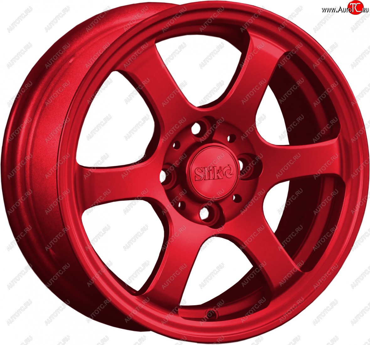 12 799 р. Кованый диск Slik Classik 6x14 (Candy красный)   (Цвет: Candy красный)  с доставкой в г. Керчь