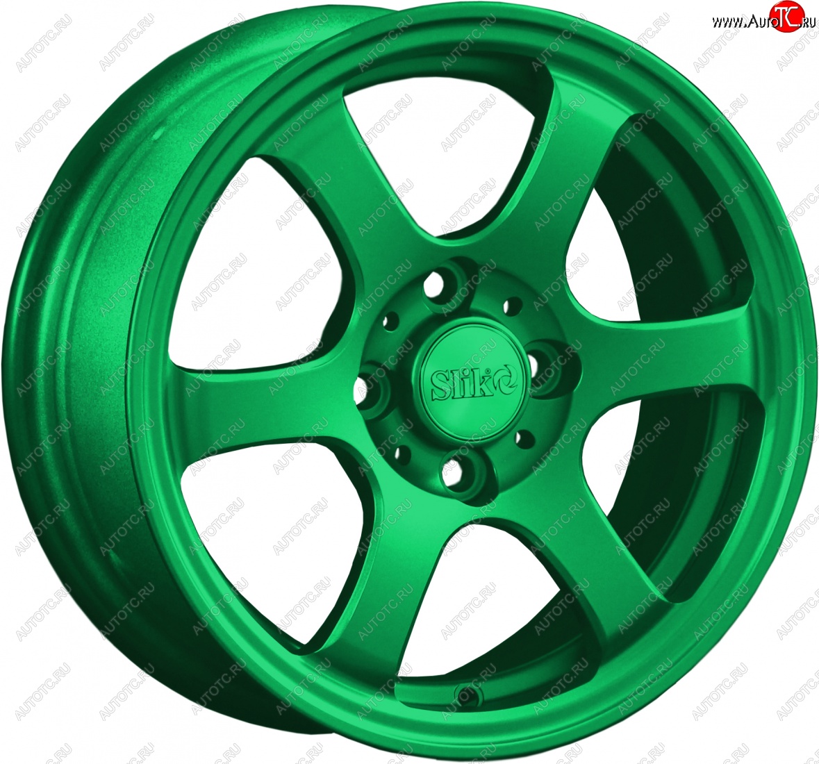 12 799 р. Кованый диск Slik Classik 6x14 (Зеленый)   (Цвет: Зеленый)  с доставкой в г. Керчь