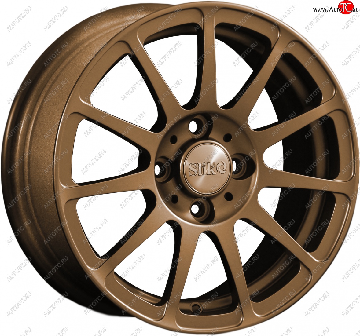 12 799 р. Кованый диск Slik Classik 6x14 (Металлик: коньячная бронза матовый MBRZCGN)   (Цвет: Металлик: коньячная бронза матовый MBRZCGN)  с доставкой в г. Керчь