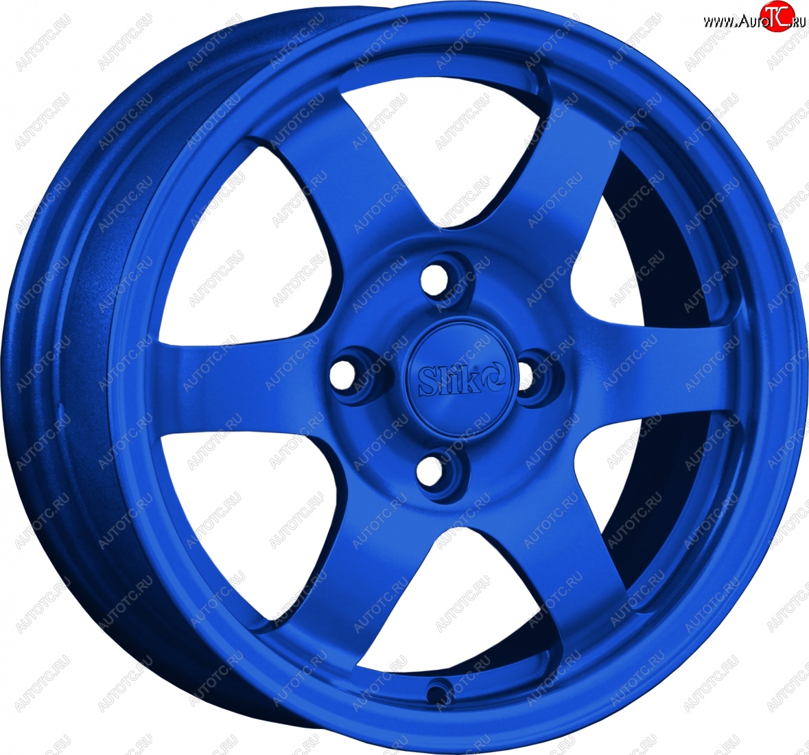 12 799 р. Кованый диск Slik Classik 6x14 (Синий)   (Цвет: Синий)  с доставкой в г. Керчь
