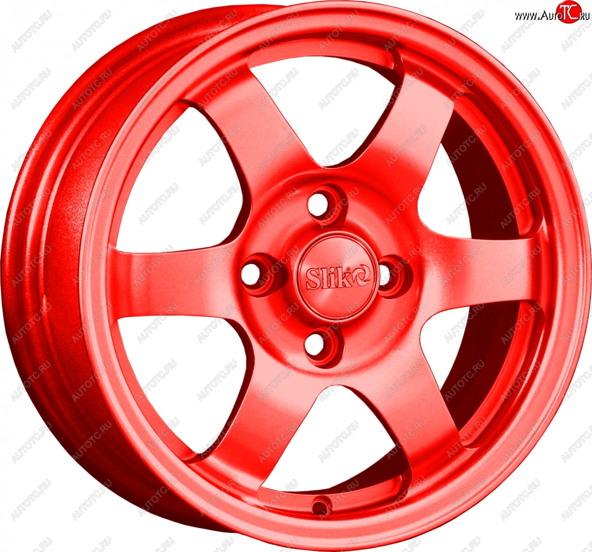 12 799 р. Кованый диск Slik Classik 6x14 (RAL 3026 ярко алый)   (Цвет: RAL 3026 ярко алый)  с доставкой в г. Керчь