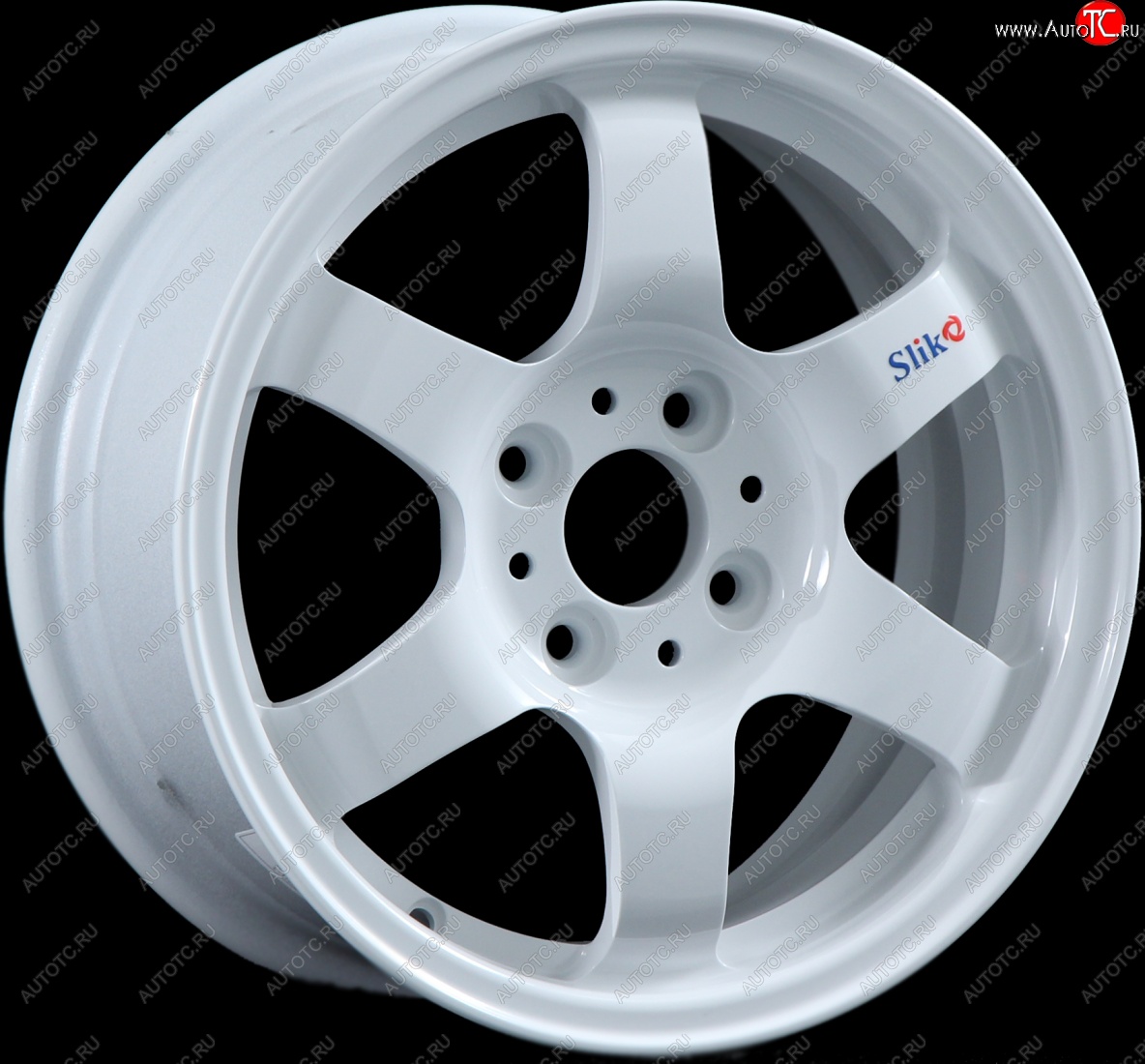 12 799 р. Кованый диск Slik Classik 6x14 (Белый)   (Цвет: Белый)  с доставкой в г. Керчь