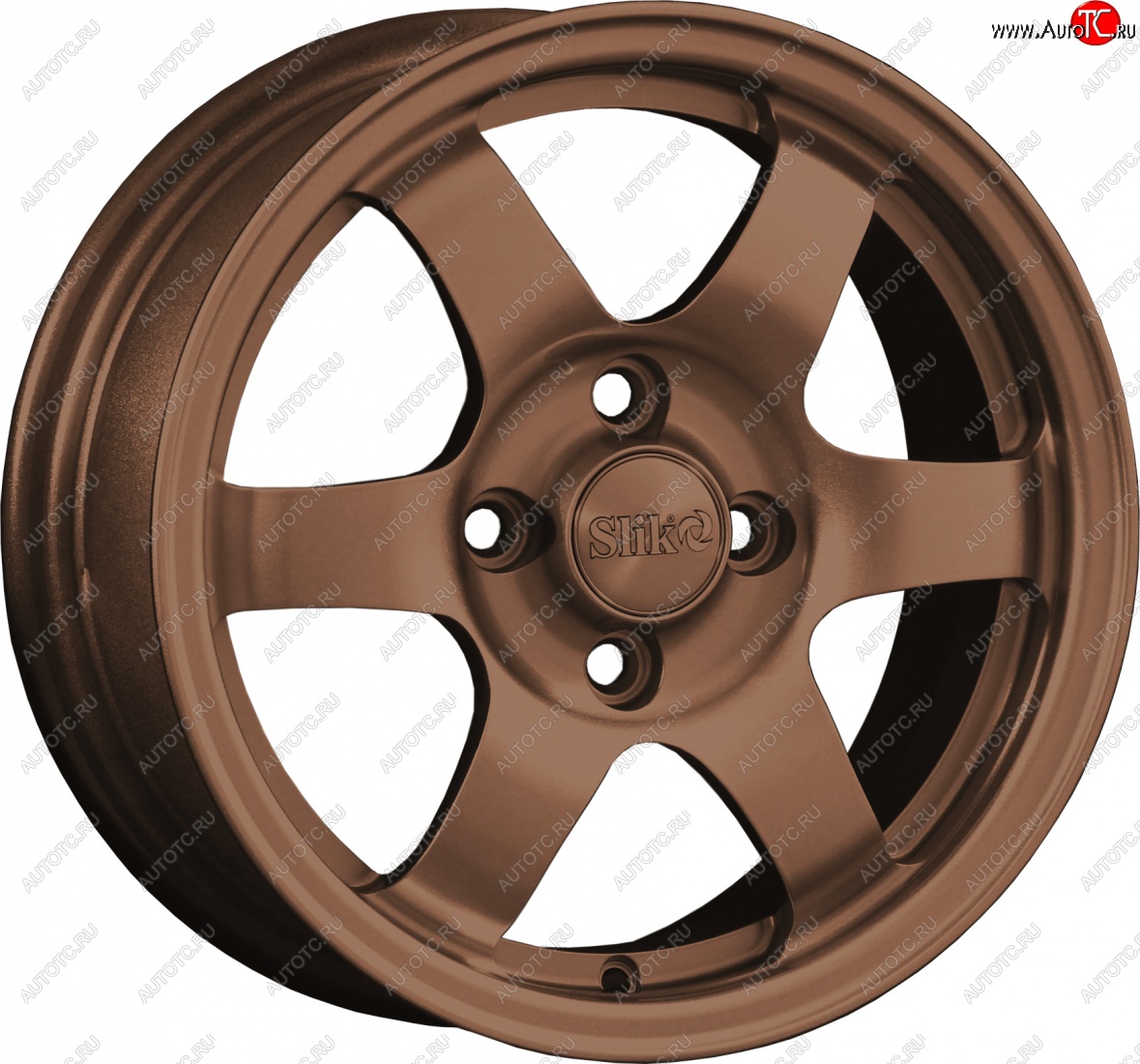 12 799 р. Кованый диск Slik Classik 6x14 (Бронза)   (Цвет: Бронза)  с доставкой в г. Керчь