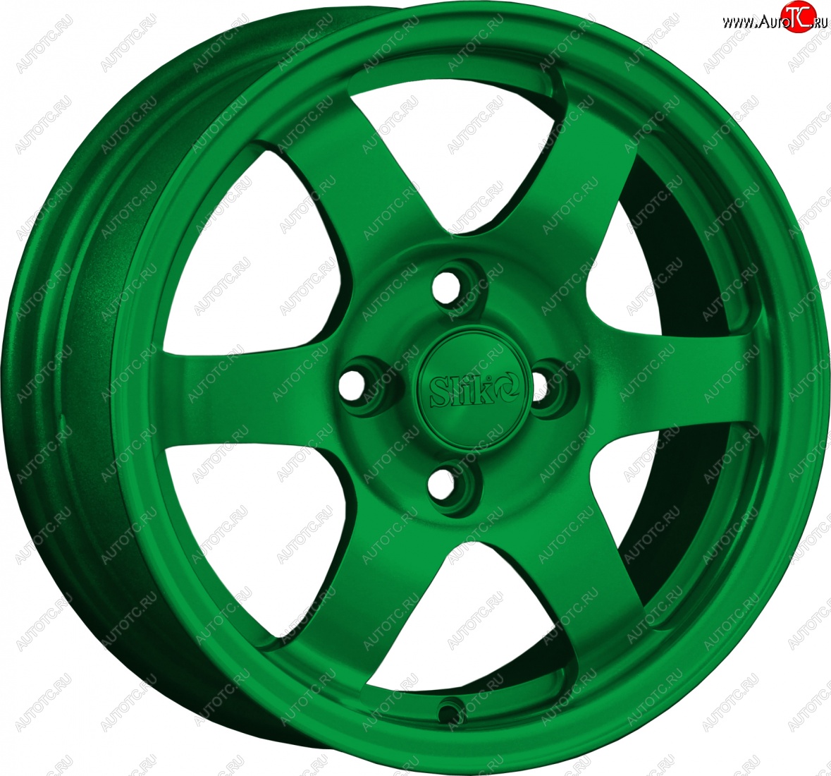 12 799 р. Кованый диск Slik Classik 6x14 (Зеленый)   (Цвет: Зеленый)  с доставкой в г. Керчь